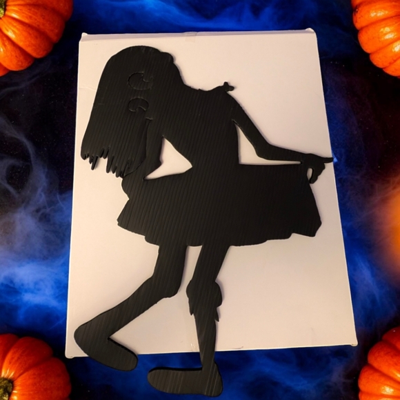 Halloween Decorations - Scary Black Plastic Silhouettes Yard Stakes, New - Picture 10 of 12